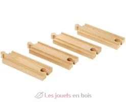 Kurze Gerade Schienen 108 Mm - Brio 5 Kurze Gerade Schienen 108 Mm - Brio -Modell Spielzeug Für Kinder brio world 33334 rails courts droits 108 mm accessoire pour circuit de train en bois jouet