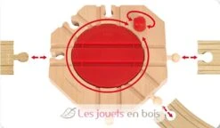 Mechanische Drescheibe - Brio -Modell Spielzeug Für Kinder brio world 33361 plaque tournante mecanique accessoire pour circuit de train en bois action de jeu sans pile jouets interactif