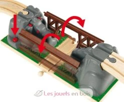 Brücke Disaster - Brio -Modell Spielzeug Für Kinder brio world 33391 pont catastrophe accessoire pour circuit de train en bois action de jeu sans pile le pont s ecroule jouet enfants