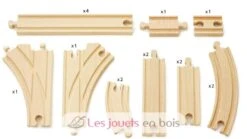 Mittleres Schienensortiment - Brio -Modell Spielzeug Für Kinder brio world 33402 coffret evolution intermediaire 16 rails accessoire pour circuit de train bois assortiment de rails jouet