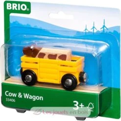 Wagen Tiertransport - Brio -Modell Spielzeug Für Kinder brio world 33406 wagon transport de betail accessoire pour circuit de train en bois avec connexions aimantees theme ferme jouet