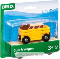 Wagen Tiertransport - Brio -Modell Spielzeug Für Kinder brio world 33406 wagon transport de betail accessoire pour circuit de train en bois avec connexions aimantees theme ferme jouets