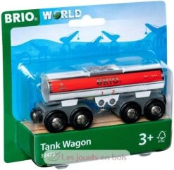 Tankwagen - Brio -Modell Spielzeug Für Kinder brio world 33472 wagon citerne accessoire pour circuit de train en bois avec connexions aimantees jouets enfants 1