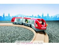 Personenzug - Brio -Modell Spielzeug Für Kinder brio world 33505 train de voyageurs pour circuit de train en bois systeme d attache aimantee figurines incluses jouet personnage metro action enfant