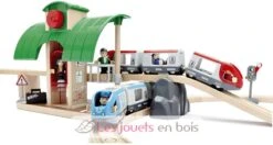 Schaltungsplattform Reisende - Brio 11 Schaltungsplattform Reisende - Brio -Modell Spielzeug Für Kinder brio world 33512 circuit plateforme voyageurs coffret complet de 42 pieces circuit de train en bois sur 2 niveaux jouet enfants