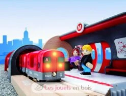 Metro-Tour - Brio 19 Metro-Tour - Brio -Modell Spielzeug Für Kinder brio world 33513 circuit metro coffret complet de 20 pieces circuit de train en bois theme ville urbain transport en commun tub jouets enfants interac 1
