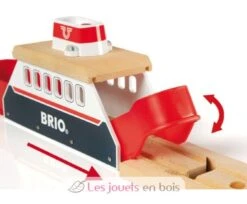 Übertragen Schiff Klang Und Licht - Brio -Modell Spielzeug Für Kinder brio world 33569 navire de transfert son et lumieres accessoire pour circuit de train en bois jouet bateau ferry