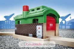 Lokschuppen Mit Rolltor - Brio 8 Lokschuppen Mit Rolltor - Brio -Modell Spielzeug Für Kinder brio world 33574 tunnel garage accessoire pour circuit de train en bois action de jeu sans pile jouet parcours