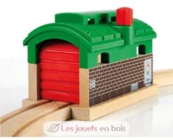 Lokschuppen Mit Rolltor - Brio 7 Lokschuppen Mit Rolltor - Brio -Modell Spielzeug Für Kinder brio world 33574 tunnel garage accessoire pour circuit de train en bois action de jeu sans pile jouet parcours enfant
