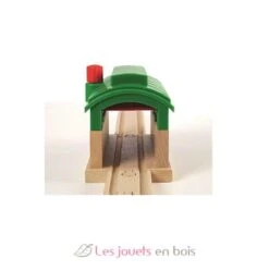 Lokschuppen Mit Rolltor - Brio 9 Lokschuppen Mit Rolltor - Brio -Modell Spielzeug Für Kinder brio world 33574 tunnel garage accessoire pour circuit de train en bois action de jeu sans pile jouet parcours enfant jeu