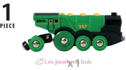 Multifunktions Grün Lokomotive - Brio -Modell Spielzeug Für Kinder brio world 33593 locomotive verte puissante a piles train electrique son et lumiere pour circuit de train en bois jouet jeu 1