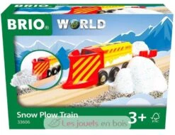 Schneepfluglokomotive - Brio -Modell Spielzeug Für Kinder brio world 33606 train chasse neige pour circuit de train en bois systeme d attache aimantee