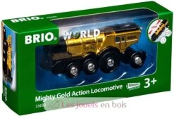 Multifunktions Golden Lokomotive - Brio -Modell Spielzeug Für Kinder brio world 33630 locomotive doree puissante piles train electrique son et lumiere circuit de train en bois jeu jouets enfants