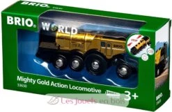 Multifunktions Golden Lokomotive - Brio -Modell Spielzeug Für Kinder brio world 33630 locomotive doree puissante piles train electrique son et lumiere circuit de train en bois jouet enfant