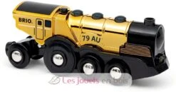 Multifunktions Golden Lokomotive - Brio -Modell Spielzeug Für Kinder brio world 33630 locomotive doree puissante piles train electrique son et lumiere pour circuit de train en bois
