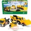 Karton Mit 3 Baumaschinen - Brio