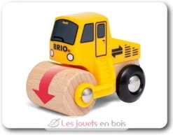 Karton Mit 3 Baumaschinen - Brio -Modell Spielzeug Für Kinder brio world 33658 coffret de 3 engins de chantier pour circuit de train en bois camion benne rouleau compresseur chargeuse jouets jeu