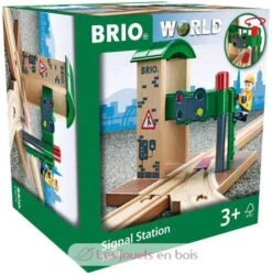 Leitstand Und Schalter - Brio -Modell Spielzeug Für Kinder brio world 33674 station de controle et d aiguillage accessoire pour circuit de train en bois action de jeu sans pile jouet