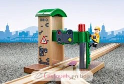 Leitstand Und Schalter - Brio -Modell Spielzeug Für Kinder brio world 33674 station de controle et d aiguillage accessoire pour circuit de train en bois action de jeu sans pile jouets enfant