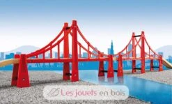 Hängebrücke - Brio -Modell Spielzeug Für Kinder brio world 33683 double pont suspendu accessoire pour circuit de train en bois pour agrandir son circuit jouets