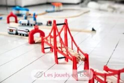 Hängebrücke - Brio -Modell Spielzeug Für Kinder brio world 33683 double pont suspendu accessoire pour circuit de train en bois pour agrandir son circuit jouets enfants interactifs