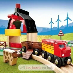 Bauernhof Set - Brio 16 Bauernhof Set - Brio -Modell Spielzeug Für Kinder brio world 33719 circuit de la ferme coffret complet de 20 pieces avec grue aimantee et animaux circuit de train en bois jouets