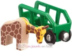 Autotransporter Giraffe - Brio -Modell Spielzeug Für Kinder brio world 33724 wagon girafe accessoire pour circuit de train en bois avec connexions aimantees theme safari jouets