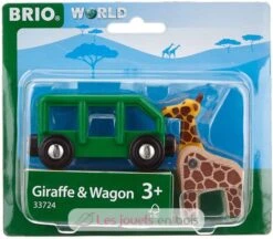 Autotransporter Giraffe - Brio -Modell Spielzeug Für Kinder brio world 33724 wagon girafe accessoire pour circuit de train en bois avec connexions aimantees theme safari jouets enfant