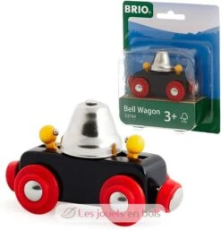 Glockenwagen - Brio -Modell Spielzeug Für Kinder brio world 33749 wagon cloche accessoire pour circuit de train en bois avec connexions aimantees action de jeu sans pile jouets enfant 1
