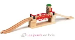 Hebebrücke - Brio -Modell Spielzeug Für Kinder brio world 33757 pont basculant accessoire pour circuit de train en bois action de jeu sans pile systeme de pont levis jouet tour