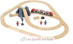 BRIO Eisenbahn Starter Set A - Brio -Modell Spielzeug Für Kinder brio world 33773 circuit en 8 voyageurs coffret complet de 26 pieces avec tunnel et pont circuit de train en bois jouet enfants
