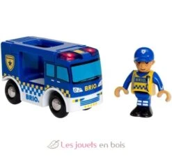 Police Truck - Sound And Light - Brio