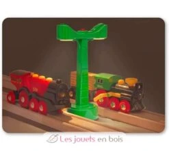 Bahnbeleuchtung - Brio -Modell Spielzeug Für Kinder brio world 33836 eclairage ferroviaire accessoire pour circuit de train en bois piles incluses jouets enfant