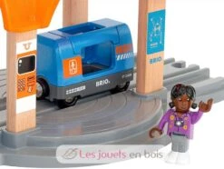 Smart Tech Sound Bahnhof Mit Action Tunnel - Brio -Modell Spielzeug Für Kinder brio world 33973 gare smart tech sound accessoire pour circuit de train en bois actions de jeu stem jouets enfants