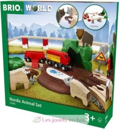 Nordische Waldtiere Set - Brio 20 Nordische Waldtiere Set - Brio -Modell Spielzeug Für Kinder brio world 33988 grand circuit exploration coffret complet 27 pieces avec pont et animaux du grand nord circuit de train en bois jouets enfants jeux l 2