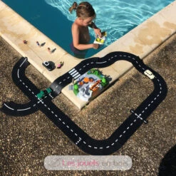 Kreuzungen Erweiterungsset - Waytoplay -Modell Spielzeug Für Kinder circuits petites voitures enfant waytoplay 7 2