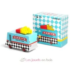 French Fry Van - Candylab Toys -Modell Spielzeug Für Kinder cndf311 candylab van frites voiture bois 2