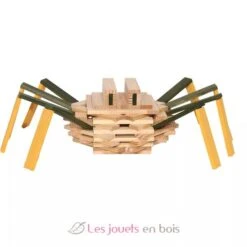 Kapla Baukasten Spinne - Kapla -Modell Spielzeug Für Kinder coffret kapla araignee planchettes construction bois 2