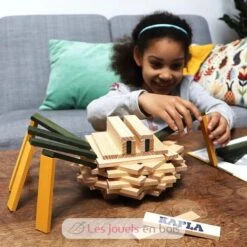 Kapla Baukasten Spinne - Kapla -Modell Spielzeug Für Kinder coffret kapla araignee planchettes construction bois 3