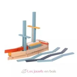 Kapla Baukasten Eule - Kapla -Modell Spielzeug Für Kinder coffret kapla chouette planchettes construction bois 3