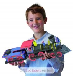 Baue Ein Lokomotive 3D - Sassi Junior -Modell Spielzeug Für Kinder construis la locomotive 3d l histoire des trains maquette jouets enfant