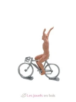 Radfahrerfigur D Gewinner Zum Rohlack Von Roger Foundry -Modell Spielzeug Für Kinder cycliste vainqueur non peint