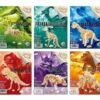 6 Hölzerne Dinosaurier Zum Zusammenbauen - Buki France