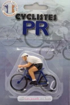 Radfahrer Figur D Sprinter Weißes Trikot Bester Nachwuchs - Fonderie Roger