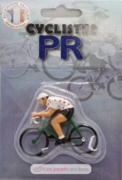 Radfahrer Figur D Sprinter Polka Dot Trikot - Fonderie Roger