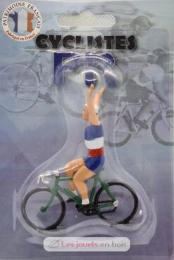 Radfahrerfigur D Gewinner Trikot Des Frankreich Meisters - Fonderie Roger