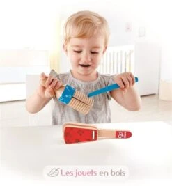 Rhythmus-Set - Hape Toys -Modell Spielzeug Für Kinder e0605 hape duo percussions jouet musical 4