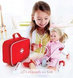 Dein Doktorset - Hape Toys 9 Dein Doktorset - Hape Toys -Modell Spielzeug Für Kinder e3010 hape set de docteur valise docteur enfant 5