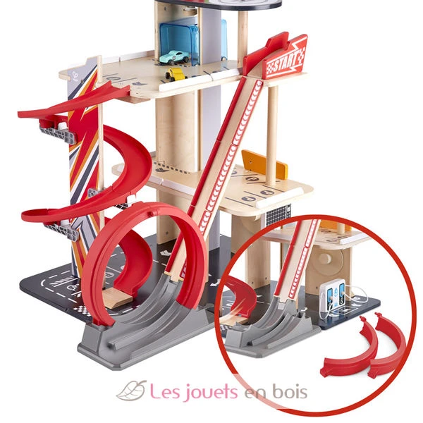 Stunt-Fahrbahn Mit Ladestation - Hape Toys 3 Stunt-Fahrbahn Mit Ladestation - Hape Toys – Bild 3