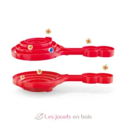 Doppel-Spirale - Quadrilla -Modell Spielzeug Für Kinder e6026 double spirales circuit billes quadrilla hape